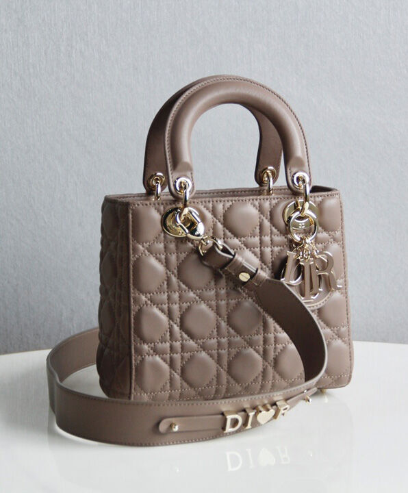 Christian Dior Lady Dior My Abcdior Bag Grey